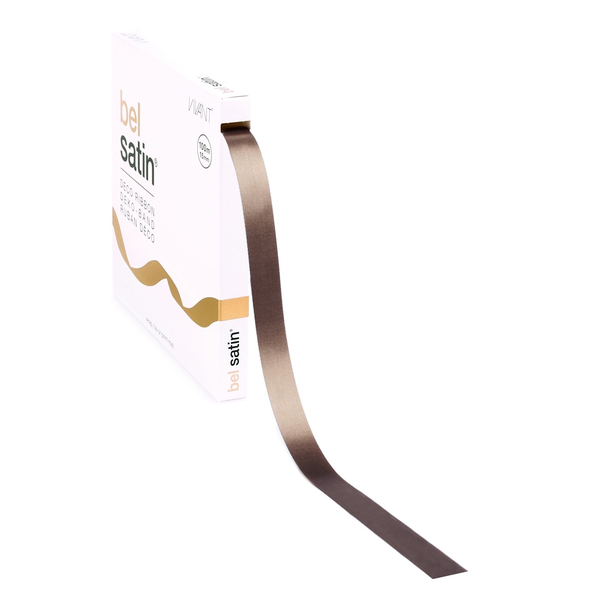 Bel Satin Band 15mm - Sand