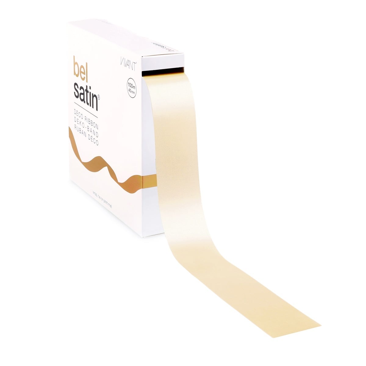 Bel Satin Band 40mm - Natural