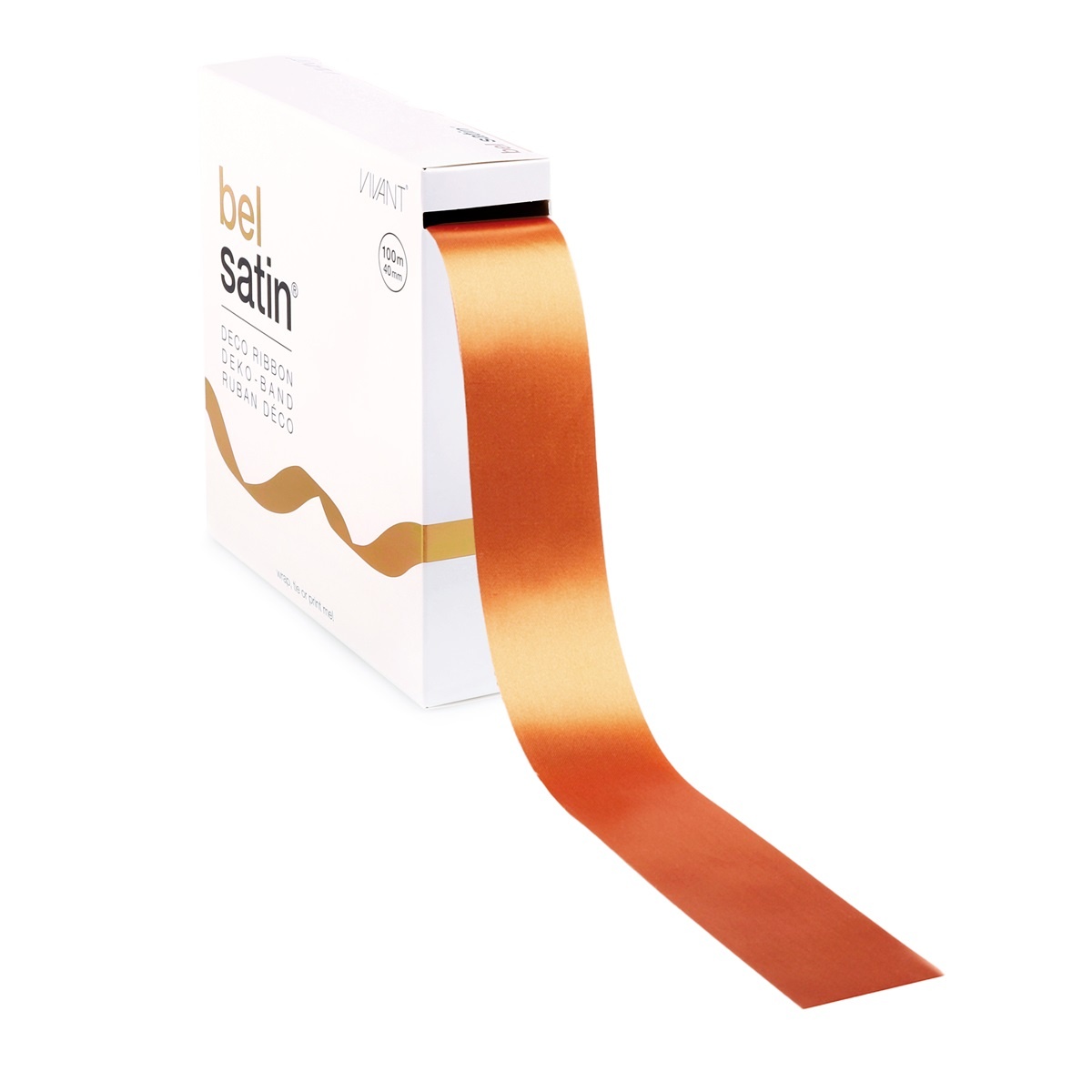 Bel Satin Band 40mm - Brandy
