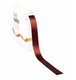 Bel Satin lint 25mm - Brown