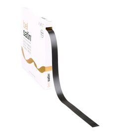 Bel Satin lint 15mm - Dark Grey