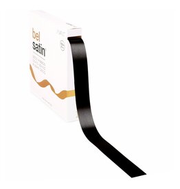 Bel Satin Band 25mm - Black