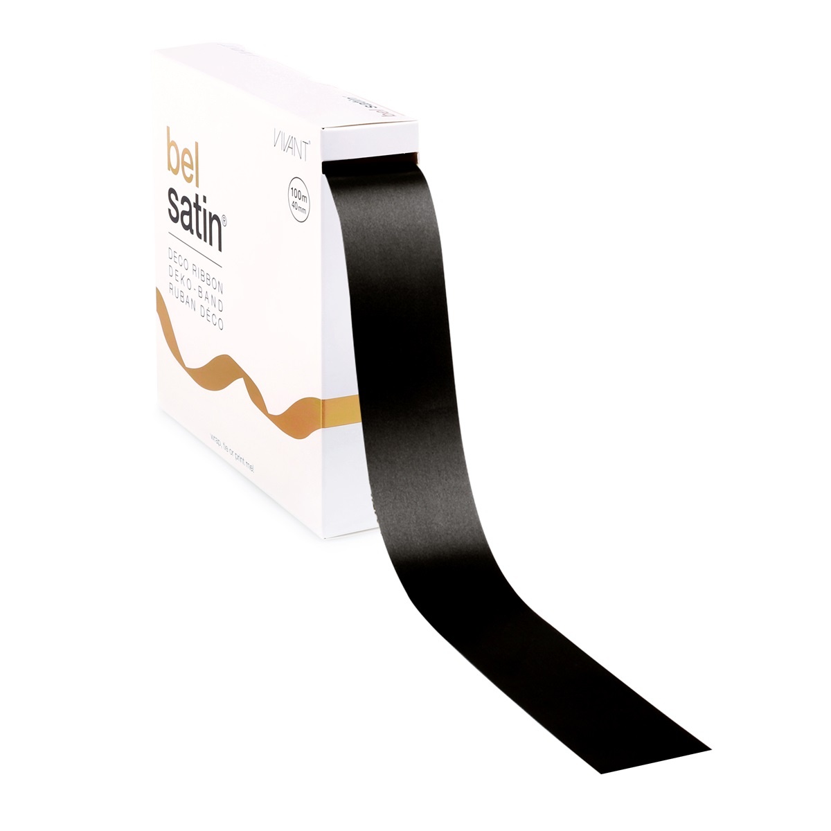 Bel Satin Band 40mm - Black