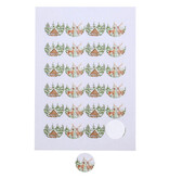 Sticker 4 cm "Happy Winter"