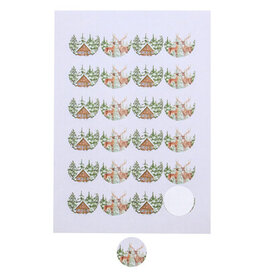 Sticker 4 cm "Happy Winter"