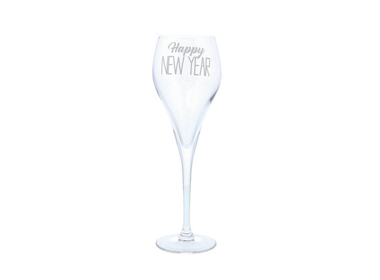 Champagneglas "Happy New Year"