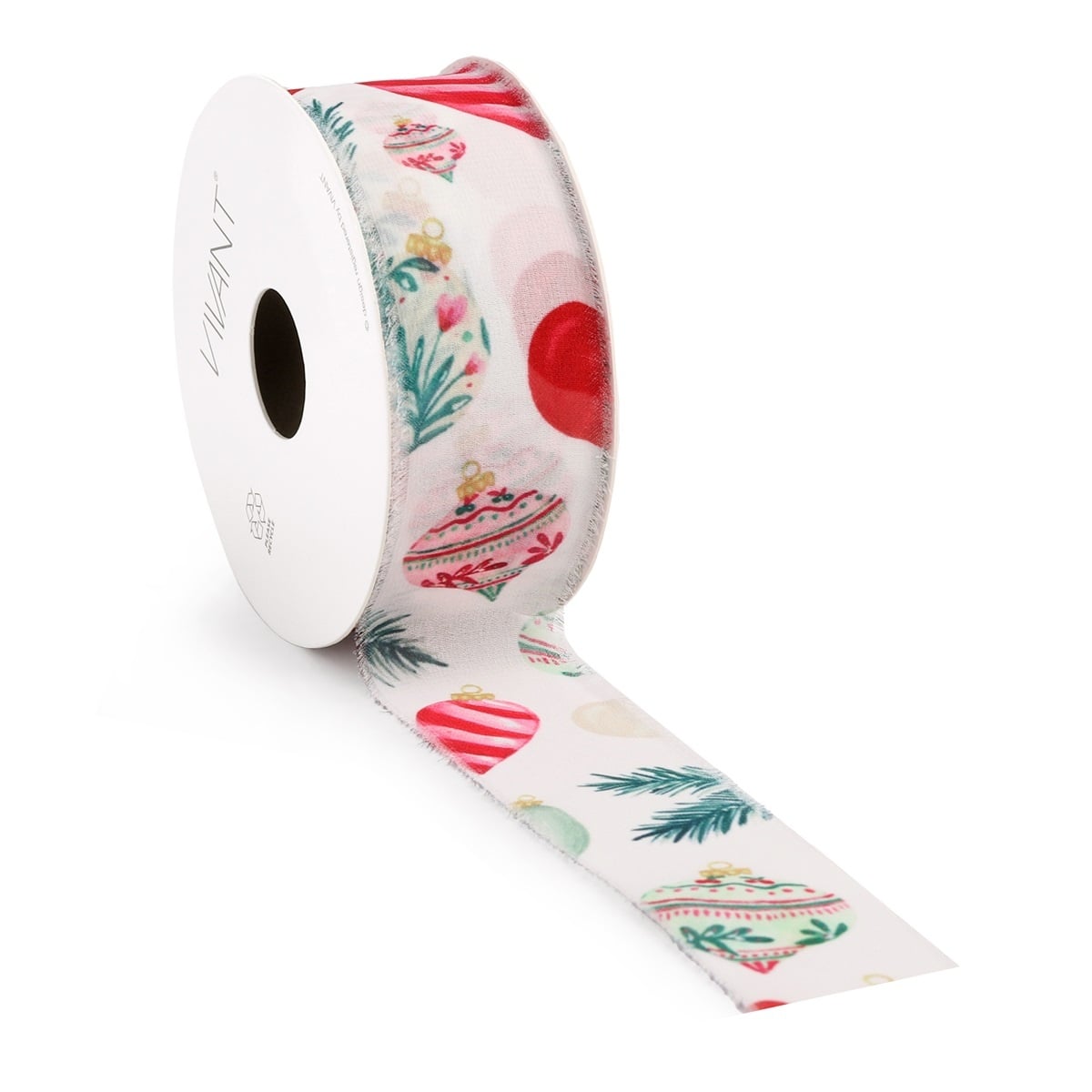 Christmas Joy Chiffon band 10m/40mm