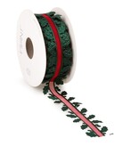 Holly Leaves ribbon 10m/32mm