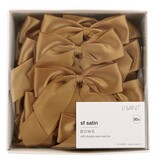 Satin bow gold
