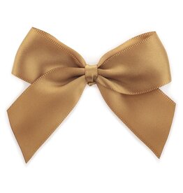 Satin bow gold