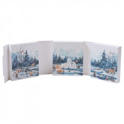Triptychon-Kalender Matin d'Hiver