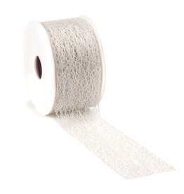 Crispy Deluxe ribbon 50mm - Silver