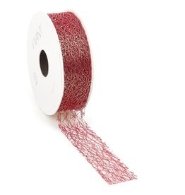Crispy Deluxe ribbon 30mm - Bordeaux