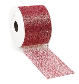 Crispy Deluxe ribbon 70mm - Bordeaux