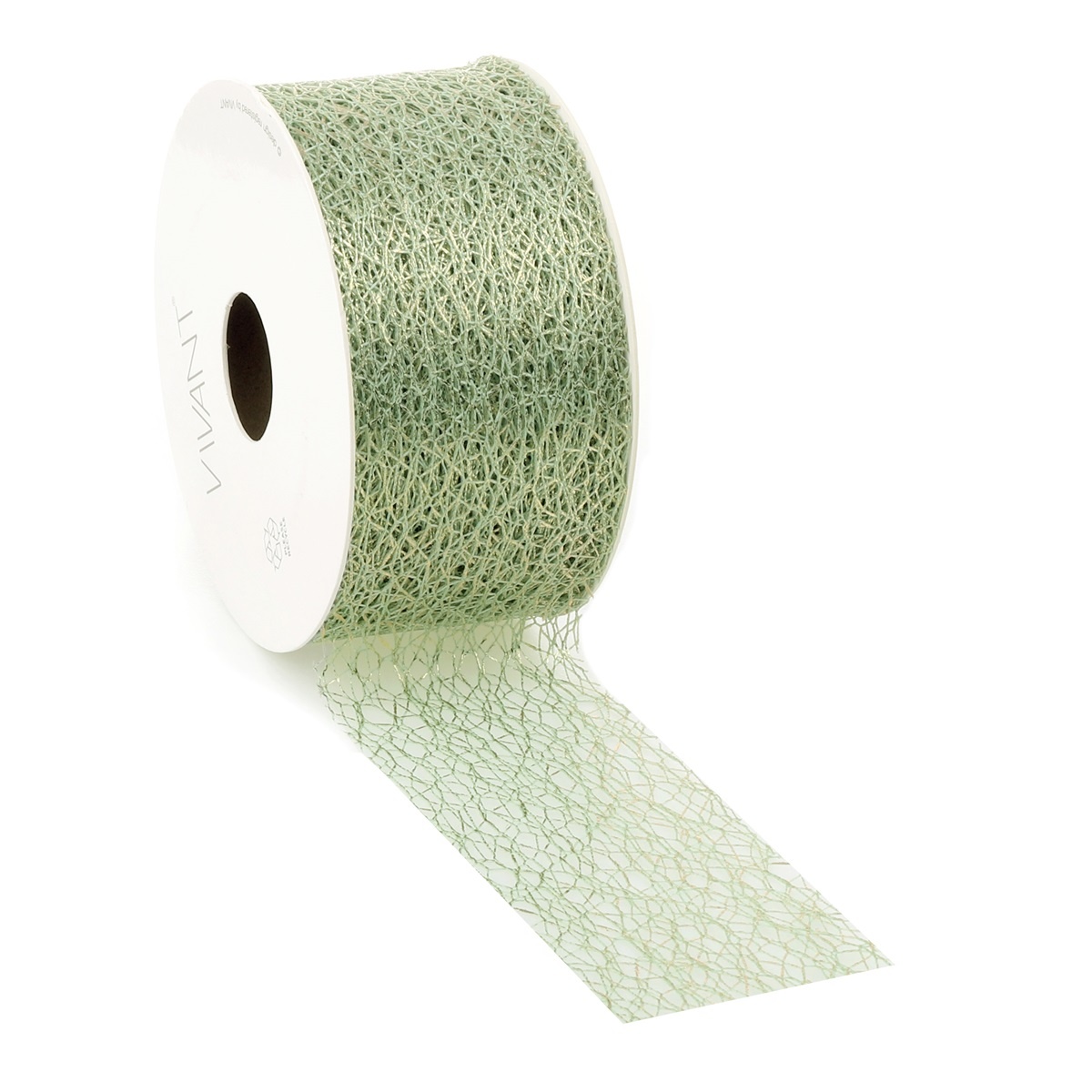 Crispy Deluxe ribbon 50mm - Light Olive