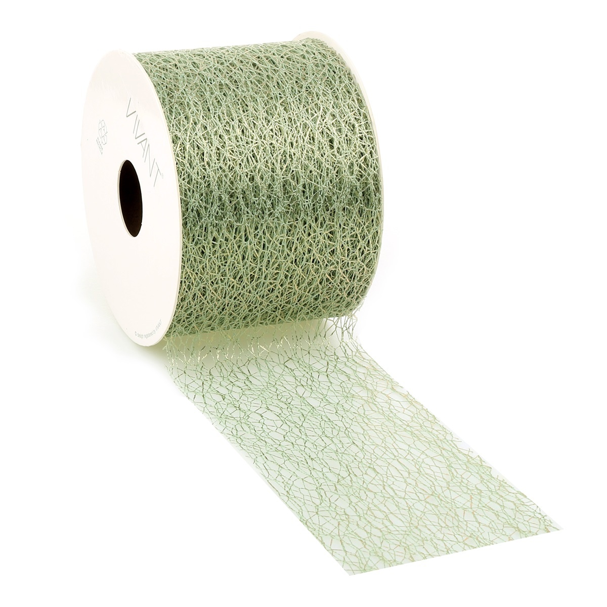 Crispy Deluxe ribbon 70mm - Light Olive