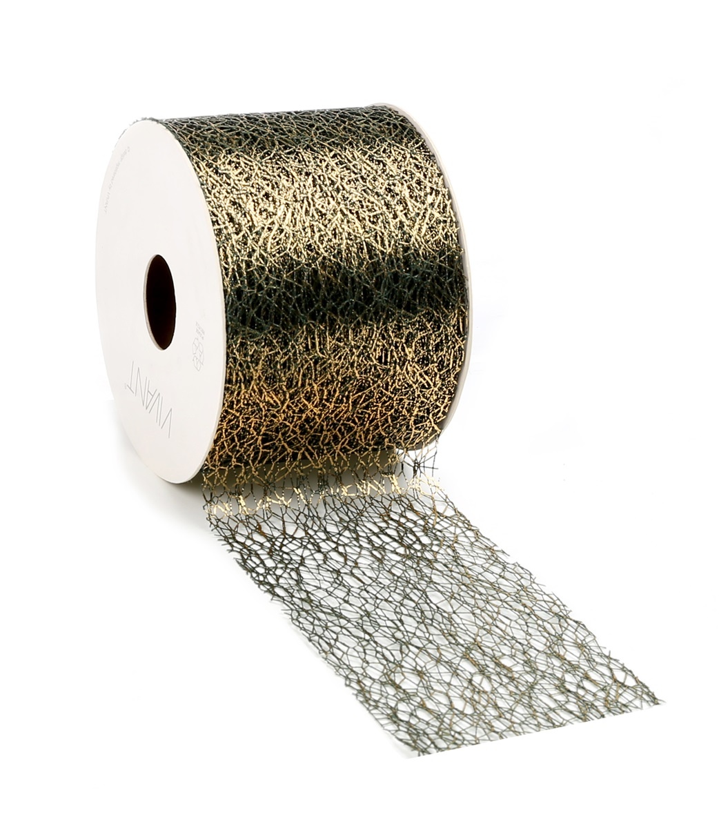 Crispy Deluxe ribbon 70mm - Dark Green