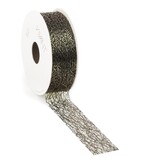 Crispy Deluxe ribbon 30mm - Black Gold