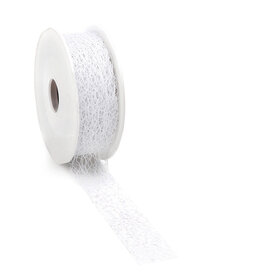 Crispy ruban 30mm - White