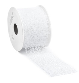 Crispy ribbon 70mm - White