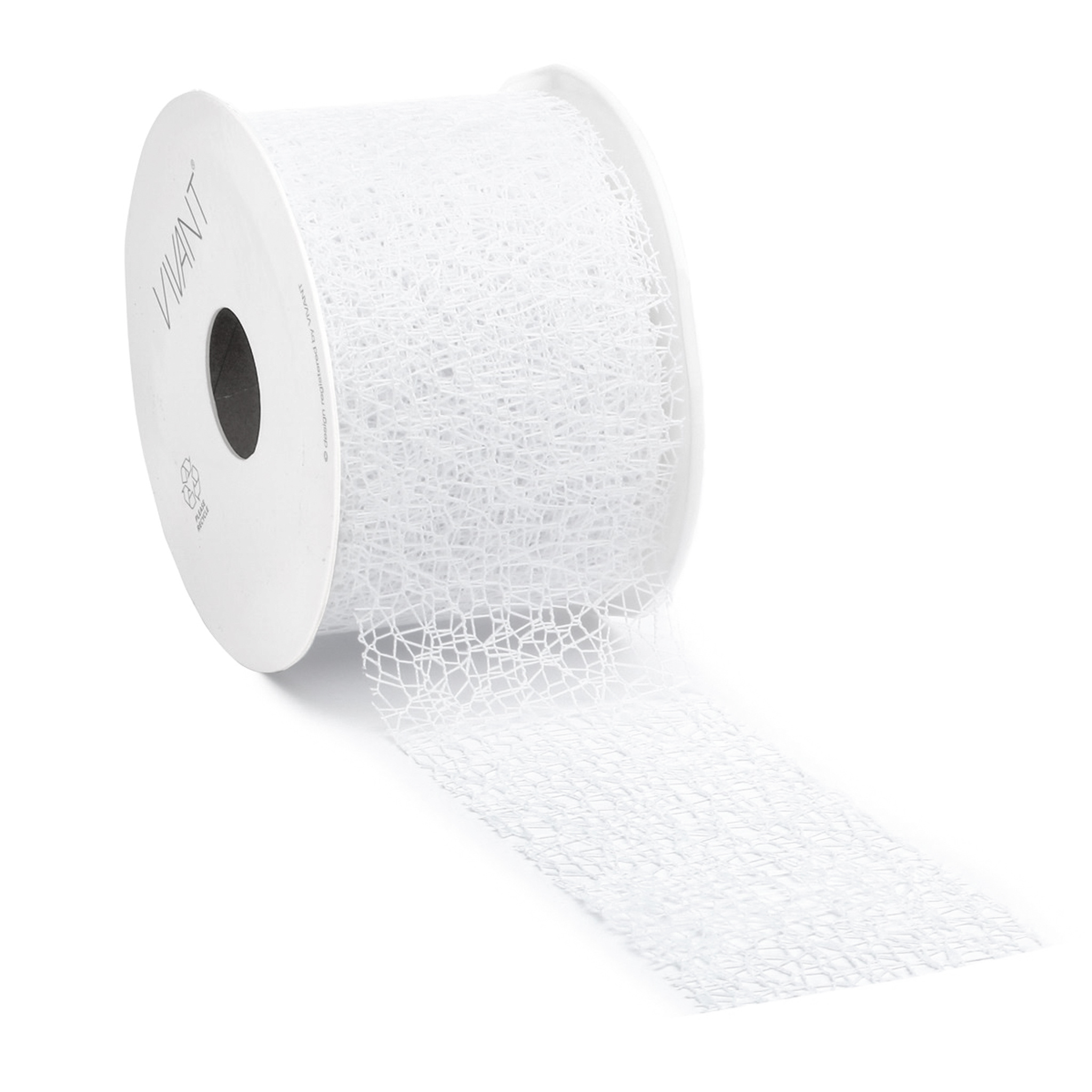 Crispy ribbon 70mm - White