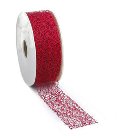 Crispy ribbon 30mm - Wine Red