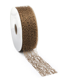 Crispy ribbon 30mm - Mix Brown