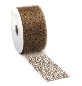 Crispy ribbon 50mm - Mix Brown