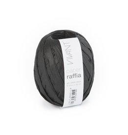 Paper Raffia - Black - 6 Rollen