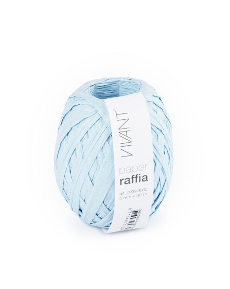 Paper Raffia - Light Blue - 6 bobines