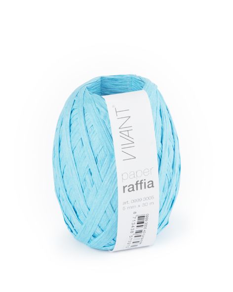 Paper Raffia - Turquoise - 6 bobines