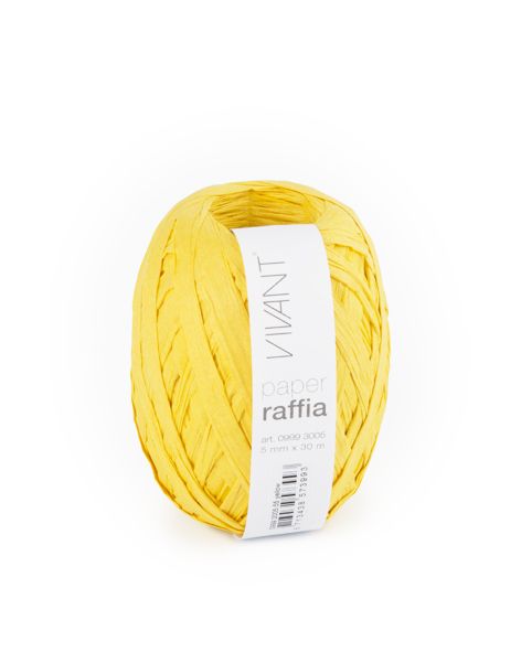 Paper Raffia - Yellow - 6 bobines