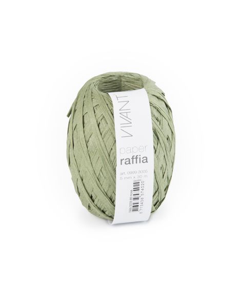 Paper Raffia - Moss - 6 Rolls