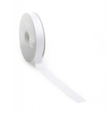 Double Face Satin ribbon - White