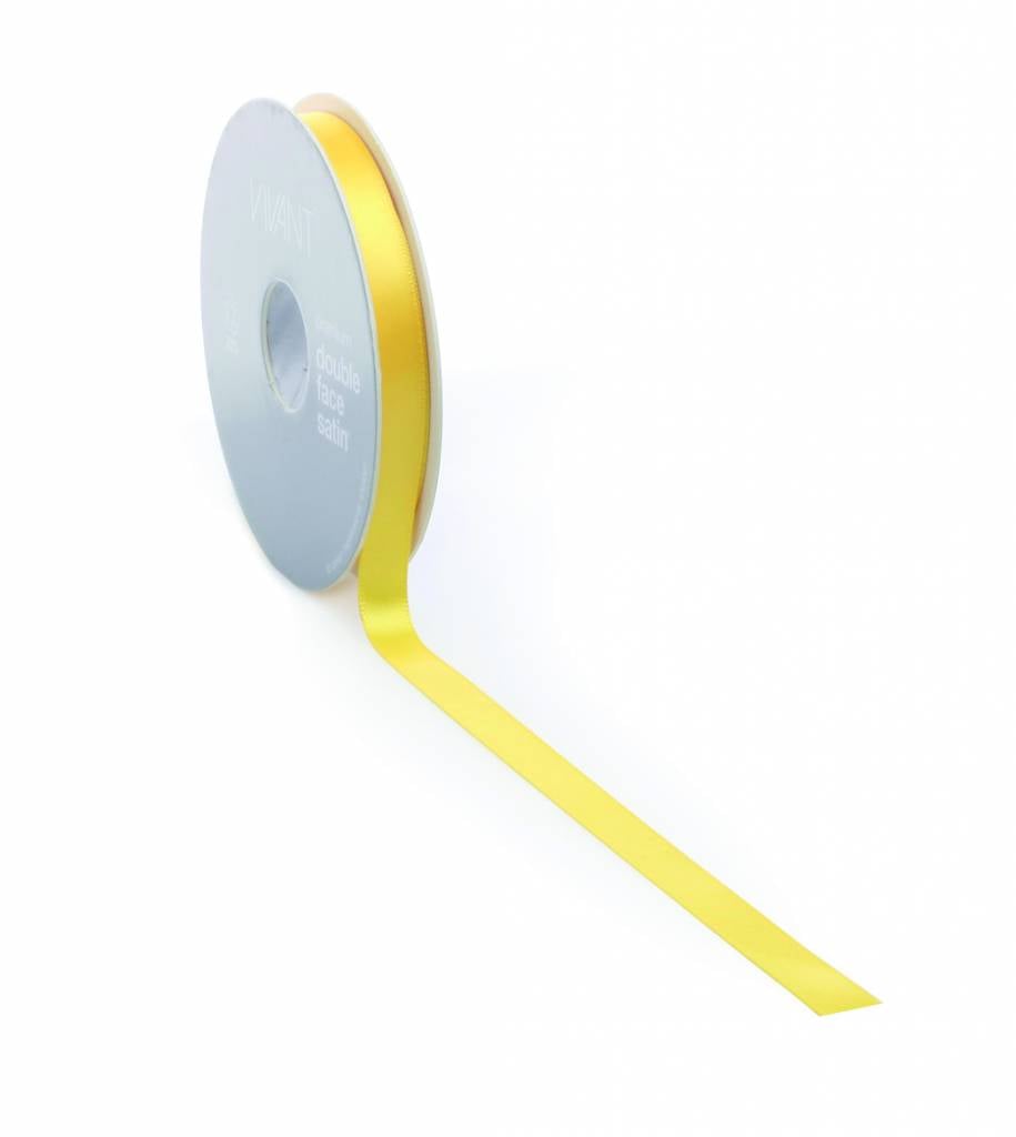 Double Face Satin ribbon - Yellow