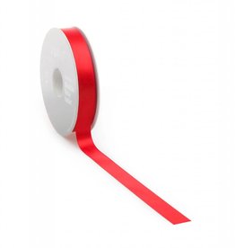 Double Face Satin Band - Red