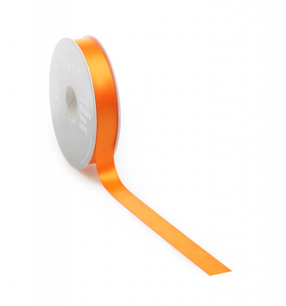 Double Face Satin ribbon - Orange