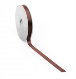 Double Face Satin Band - Dark Brown