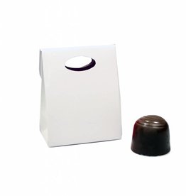 Magnet box (white) - 4 bonbons - Pralibon