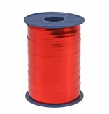 Ribbon curly - Red Metallic