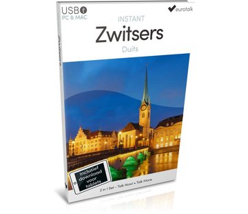 Eurotalk Instant Instant Zwitsers-Duits leren  - Taalcursus Zwitsers 2 in 1