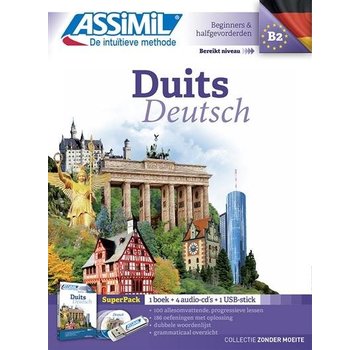 Assimil - Taalcursussen & Leerboeken Assimil Duits leren zonder moeite - Boek + CD + Audio - Beginners & Half gevorderden - Cursus Duits tot Niveau B2