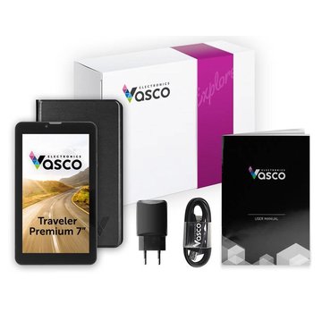 Vasco Traveler Premium Sprekende vertaalcomputer 7  inch (40  Talen)