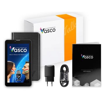 Vasco Translator Premium Sprekende vertaalcomputer 7  inch (40  Talen)
