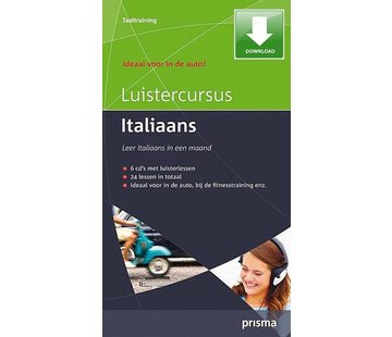 Prisma - Download taalcursussen Luistercursus Italiaans (Download) - Leer Italiaans voor Beginners