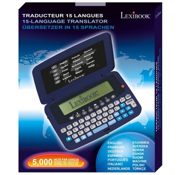 Offline Vertaalcomputer Lexibook NTL1570 (NL) - Zakformaat vertaalapparaat 15 Talen - Pocket vertaler