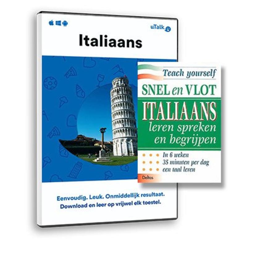 Compleet Italiaans leren:  Online taalcursus + Leerboek Italiaans