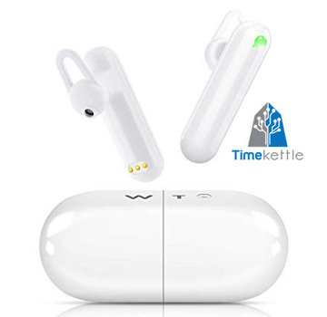 Bluetooth-oordopjesvertaler, Drie Vertaalfuncties, Ondersteuning Voor 144 Talen, Stereo Draadloze Vertaling Oordopjes Met Zaklamp Met Digitaal Display, Voor Reizen Om Zaken Te Leren(Zwart