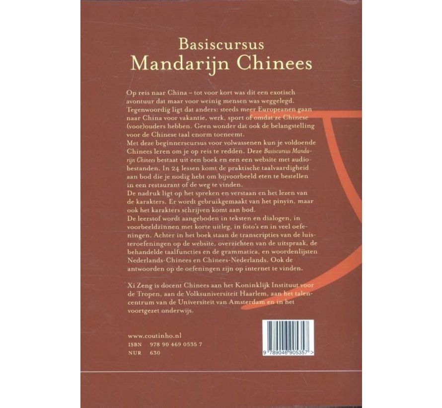 Basis cursus Chinees Mandarijn voor Beginners (Boek + Audio)