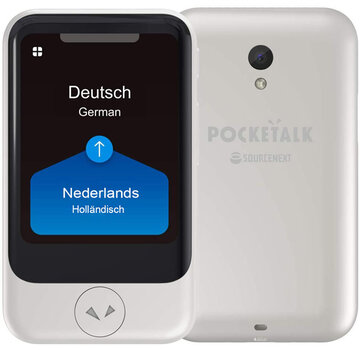 Pocketalk Translator Pocketalk Translator S2 - Mini Vertaalcomputer - Spraak, Foto en Gesprek Vertaler + Simkaart (Nieuwe versie 2025)